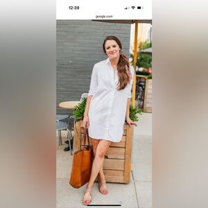 Everlane longsleeve Button-Up Shirt Dress